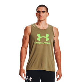 Polera sin mangas Sportstyle Logo para hombre Under Armour