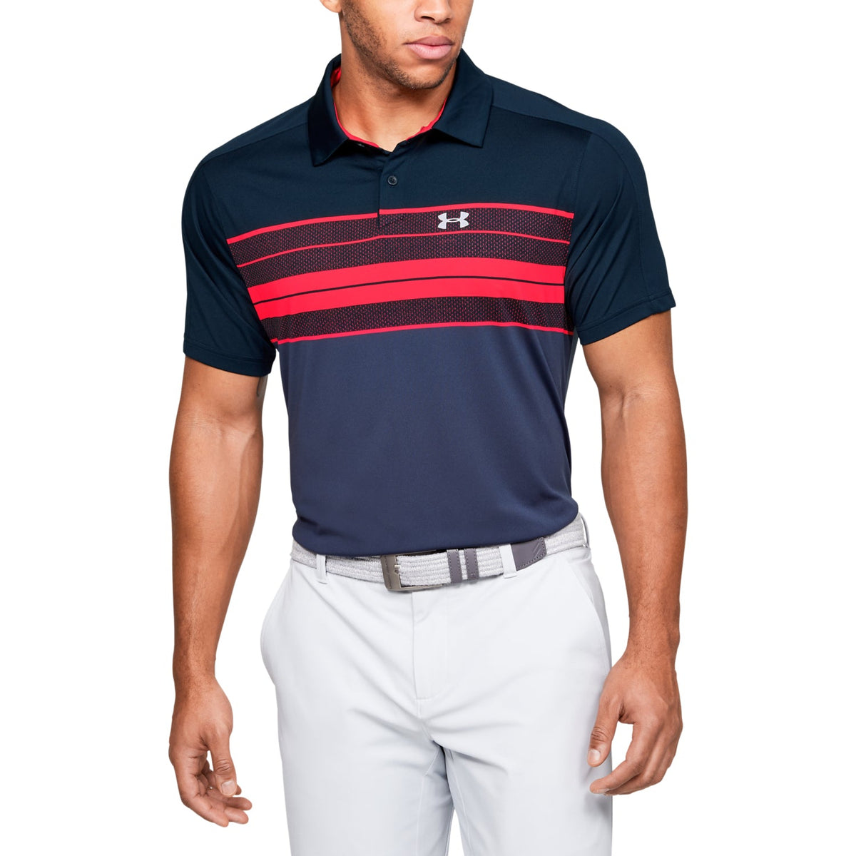 Polera Polo UA Vanish Chest Stripe para Hombre