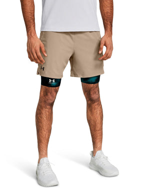Short de entrenamiento para hombre Vanish Woven 6" cafe Under Armour