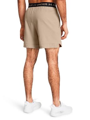 Short de entrenamiento para hombre Vanish Woven 6" cafe Under Armour