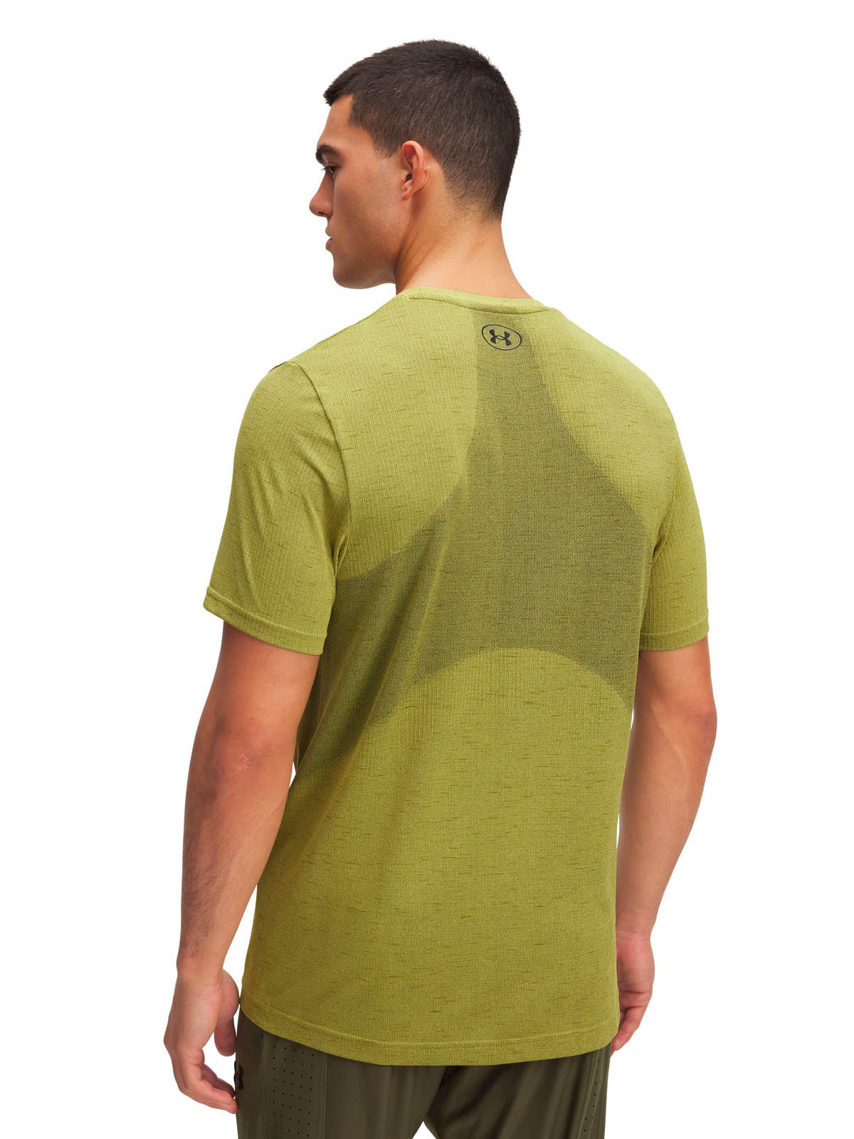 Polera manga corta de entrenamiento para hombre Vanish Seamless amarillo Under Armour