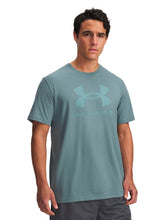 Polera manga corta Lifestyle para hombre Logo Azul Under Armour