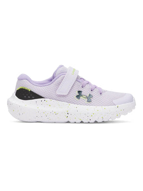 Zapatilla Running Niña Preescolar Surge 4 AC Morado Under Armour