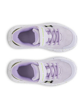Zapatilla Running Niña Preescolar Surge 4 AC Morado Under Armour